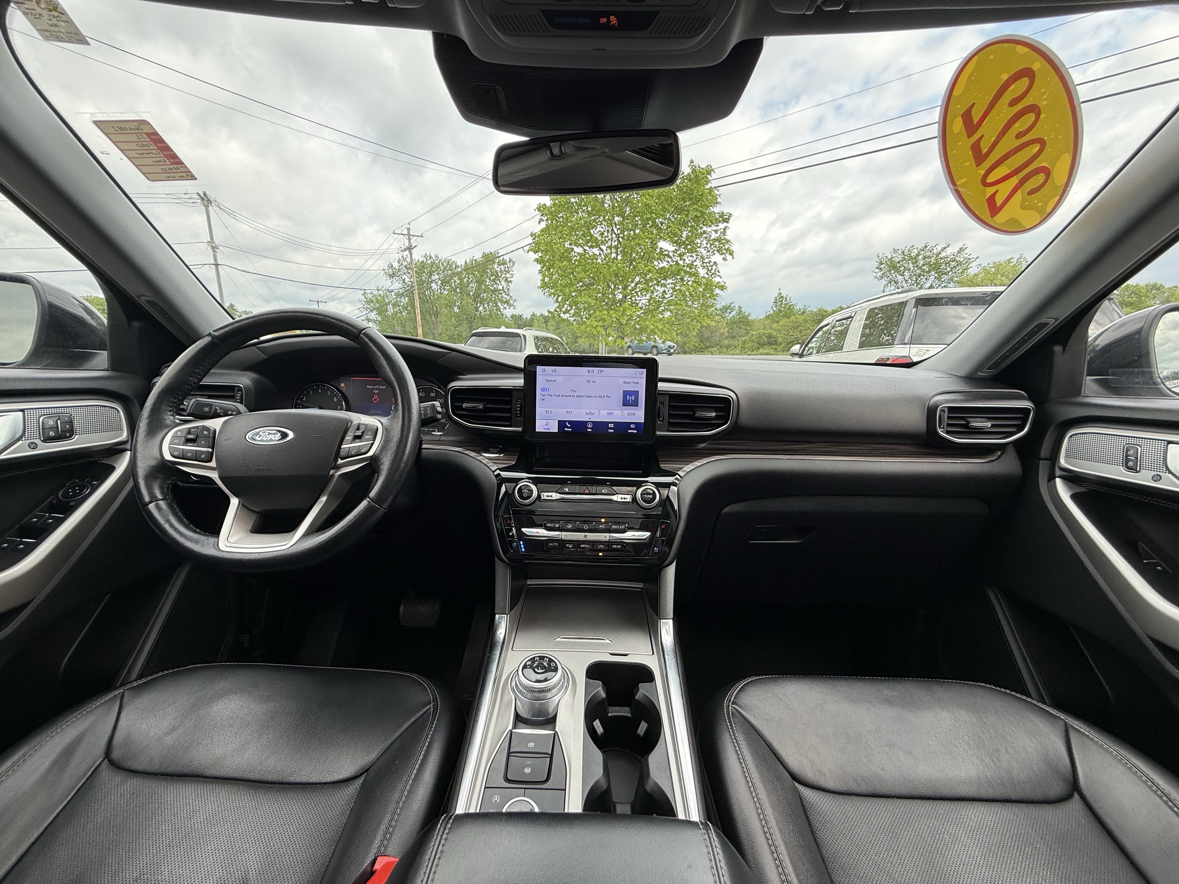 2022 Ford Explorer Limited in Gray — front three-quarter view